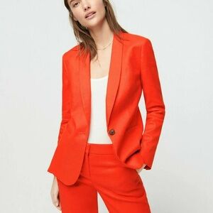 J. Crew Brilliant Sunset Linen Blend Women's Blazer NWOT